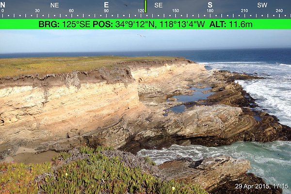 Cojo Ranch-SBCO-117 - Compass Mode: Bearing: 124° SE