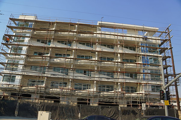 Construction Building Venice Blvd at Glendon WLA
