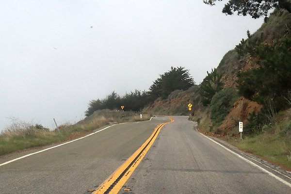 HWY 1 NORTH TOWARDS RAGGED POINT.9