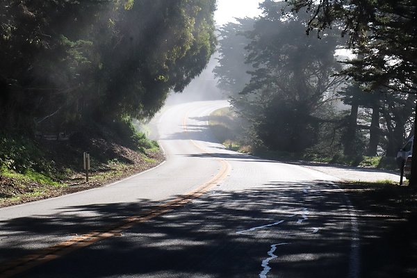 HWY 1 NORTH TOWARDS RAGGED POINT.20