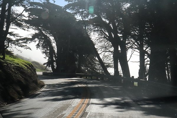 HWY 1 NORTH TOWARDS RAGGED POINT.23