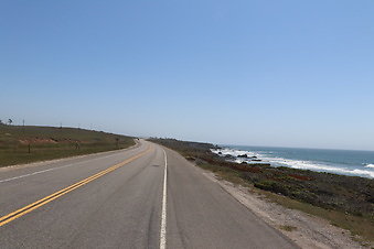 HWY 1 NORTH TOWARDS RAGGED POINT.36