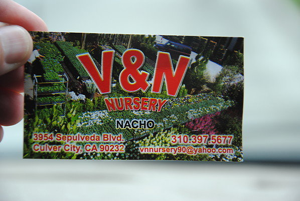 V And N Nursery.Culver City