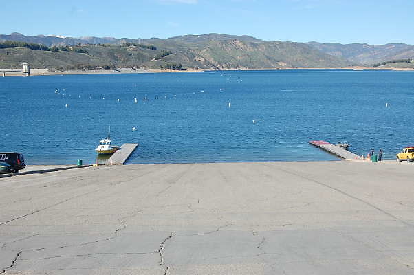 Lake Castaic.Main Boat Ramp