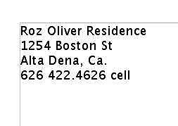 Roz Oliver House.Info