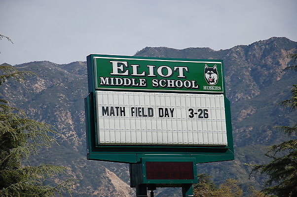 Eliot Middle School.Altadena