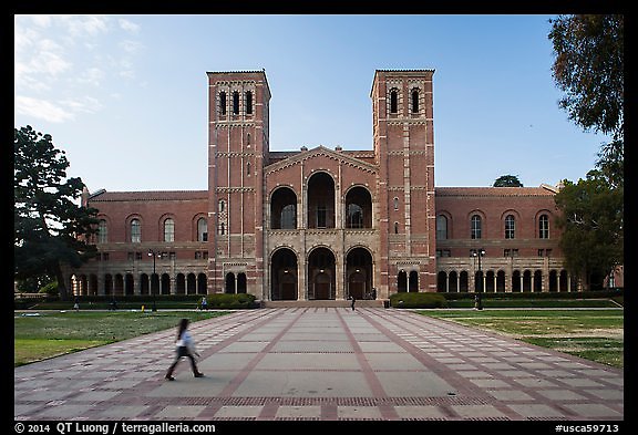 usca59713 - Royce Hall, UCLA landmark, Westwood. Los Angeles, California, USA
