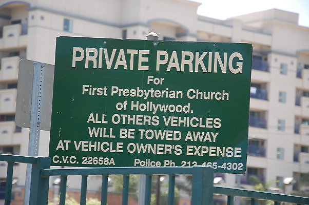 Parking Lot.1st.Pres.Church.Hollywood