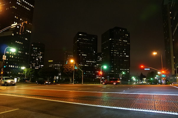 Century City Streets.Night