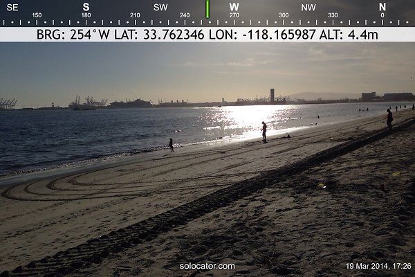 Beach-Junipero lbch-08 - Compass Mode: Bearing: 253° W
