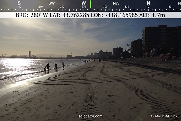 Beach-Junipero lbch-19 - Compass Mode: Bearing: 279° W
