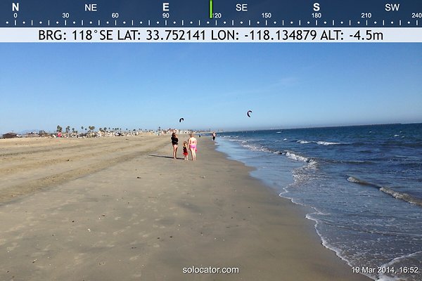 Beach-Claremont Av lbch-04 - Compass Mode: Bearing: 117° SE