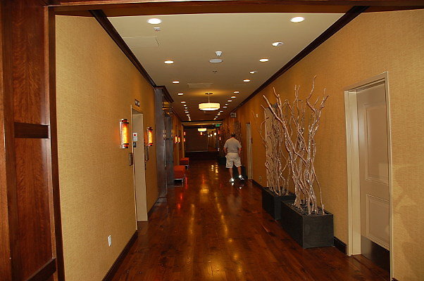 Hallways.Jamaica Bay Inn Hotel