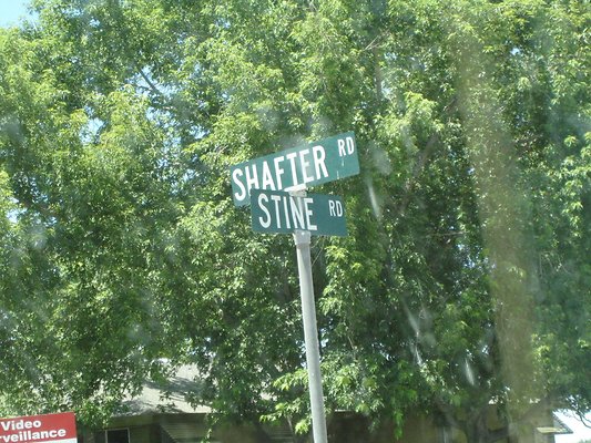 Shafter between Ashe &amp; Stine