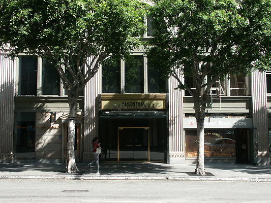 Grand Ave Entrance Pacific Mutual Bldg