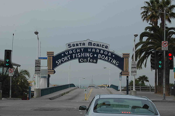 Santa Monica Beach.No. of Pier