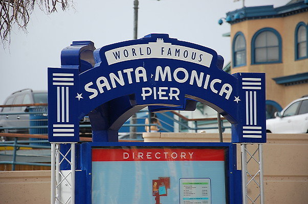 Santa Monica Boardwalk Area South of Pier