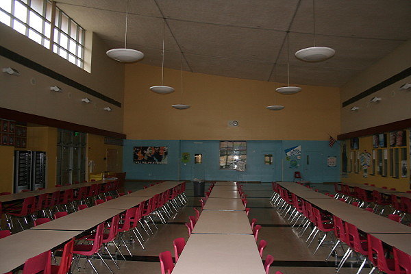John Burroughs H.S. Burbank.Cafeteria.Interior
