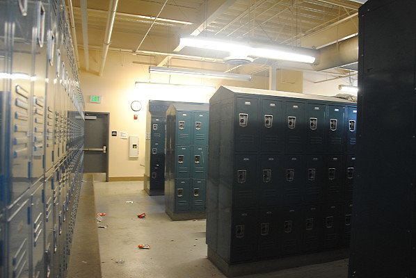 San Pedro High School.Boys Locker Room
