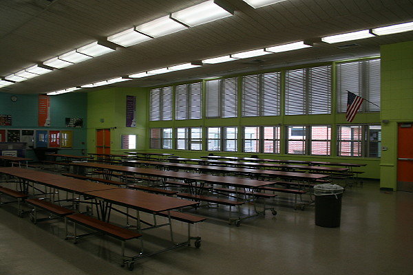 John Muir Middle School.Burbank.Cafeteria