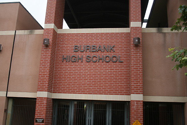 Burbank High School.Exteriors