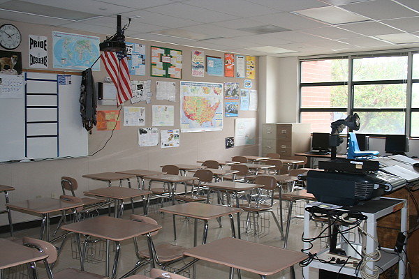 Burbank High School.Class Room