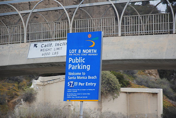 Beach Parking Lot 8 North.Santa Monica