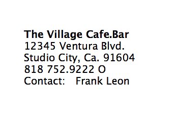z.The Village.Cafe.Bar.INFO