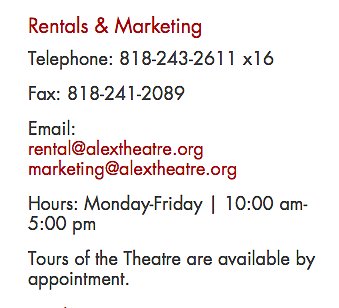 Alex.Theater.Info