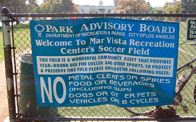 Mar Vista Park Turf Soccer Field
