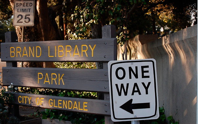 Brand Library Park.Glendale