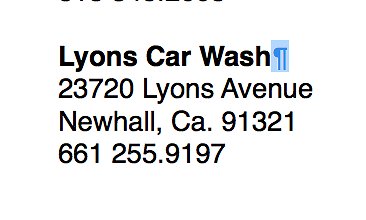 Lyons.Car.Wash.Info