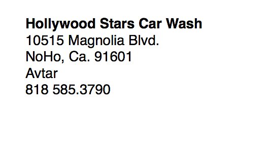 HWood.Stars.Car.Wash.Info