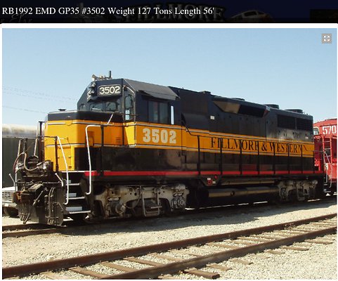 RB1992.EMD..3502.Yellow.Train.Engine.002