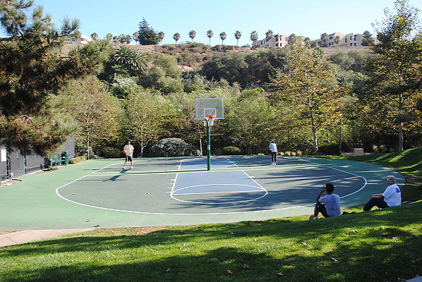 Playa Vista Half Basketball court