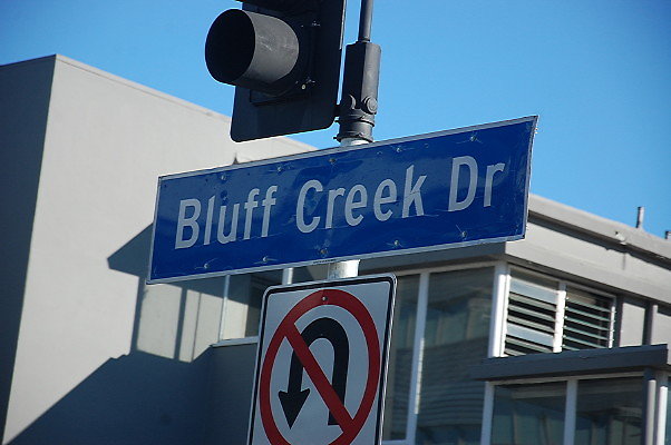Bluff Creek.West of Campus Center