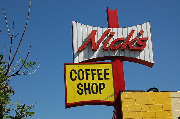 Nicks coffee shop.diner