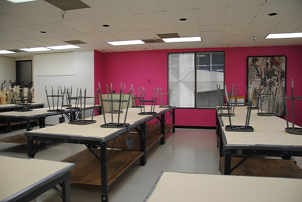Otis Parsons School Design Red Cutting Room