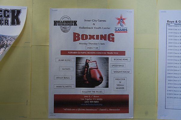 Hollenbeck Youth Center.Boxing38