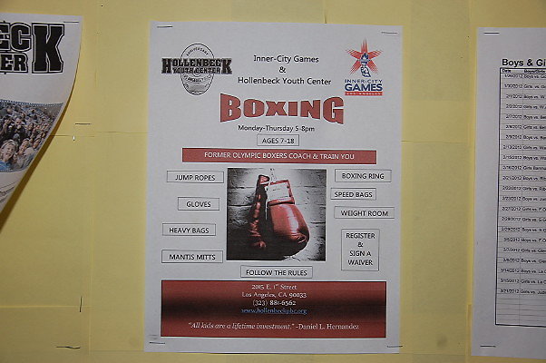 Hollenbeck Youth Center.Boxing39