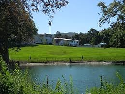 KGR; view from pond to Mansion