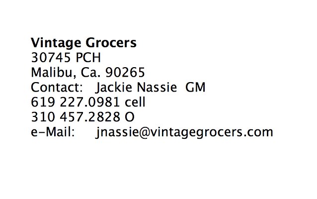 z.Vintage.Grocers.Malibu.INFO