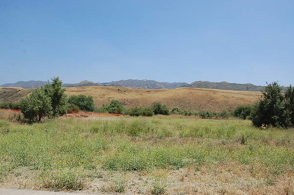 Newhall Land West of Gas Station Rain Area.June 2010