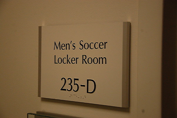 UCLA Mens Soccer Locker Room
