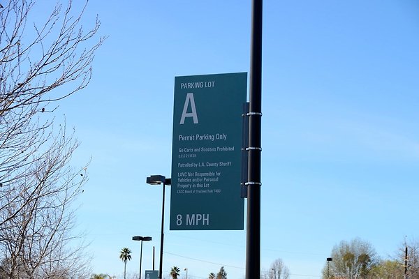 LA Valley College Parking A Lot