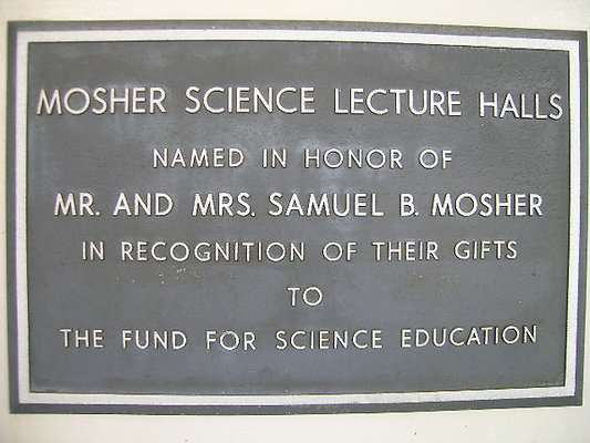 Mosher Sci. Lecture