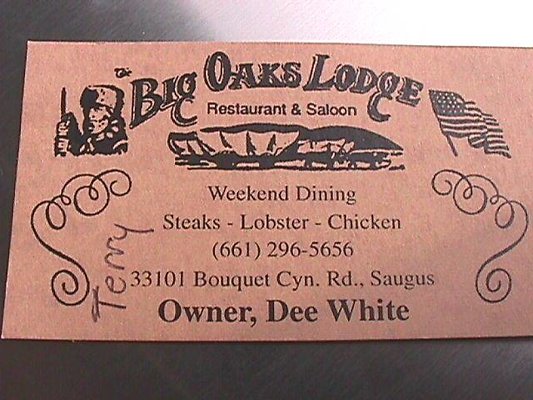 Big Oaks Lodge.Saloon