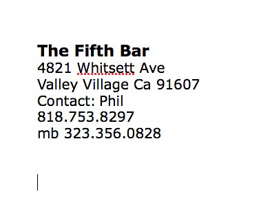 The.Fifth.Bar.Noho.INFO