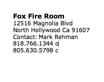 z.Fox.Fire.Room.INFO