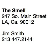The Smell Info